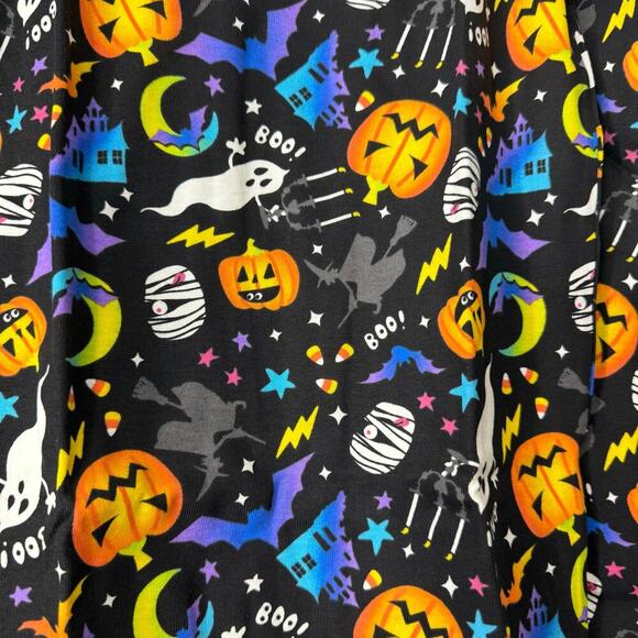 The Childrens Place Glow in the Dark Halloween Pjs Sleepwear Pumpkin Boo, 16 - Picture 5 of 6